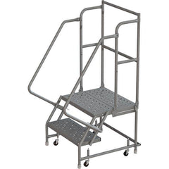 TRI-ARC - Rolling & Wall Mounted Ladders & Platforms Type: Rolling Warehouse Ladder Style: Rolling Platform Ladder - Makers Industrial Supply