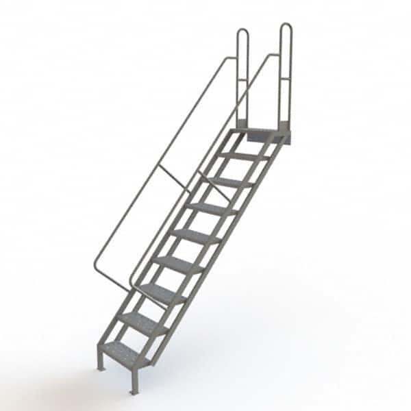 TRI-ARC - Rolling & Wall Mounted Ladders & Platforms Type: Stairway Slope Ladder Style: Stair Unit - Makers Industrial Supply