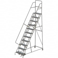 TRI-ARC - Rolling & Wall Mounted Ladders & Platforms Type: Rolling Warehouse Ladder Style: Rolling Platform Ladder - Makers Industrial Supply