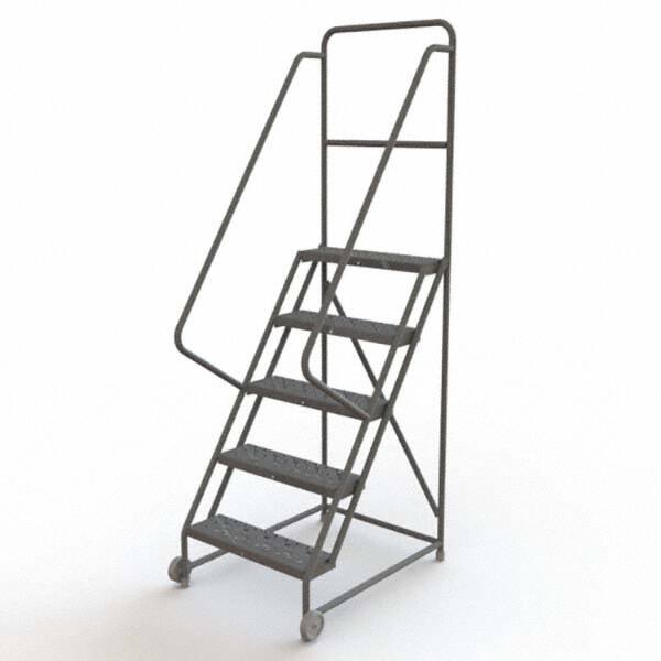 TRI-ARC - Rolling & Wall Mounted Ladders & Platforms Type: TiltNRoll Rolling Ladder Style: Tilt & Roll Safety Ladder - Makers Industrial Supply