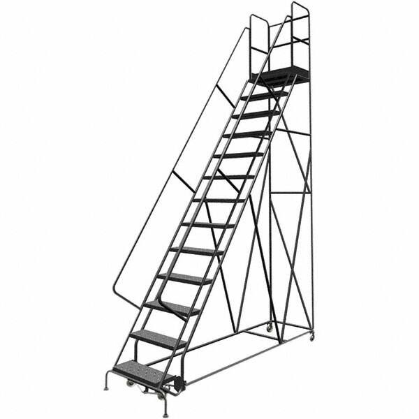 TRI-ARC - Rolling & Wall Mounted Ladders & Platforms Type: Rolling Warehouse Ladder Style: Rolling Platform Ladder - Makers Industrial Supply