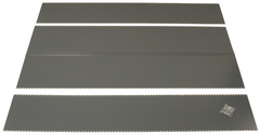 36 x 18 x 85'' - Steel Panel Kit for UltraCap Shelving Starter Unit (Gray) - Makers Industrial Supply