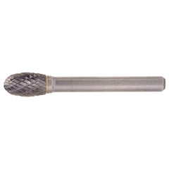 SE-7 Double Cut Solid Carbide Bur-Egg Shape