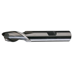 ‎5/8″ × 5/8″ × 1-5/16″ × 3-3/4″ RHS / RHC HSS HSS Single End 2-Flute Center Cutting End Mill - Bright - Exact Industrial Supply