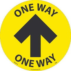 NMC - "One Way" Adhesive-Backed Floor Sign - Makers Industrial Supply