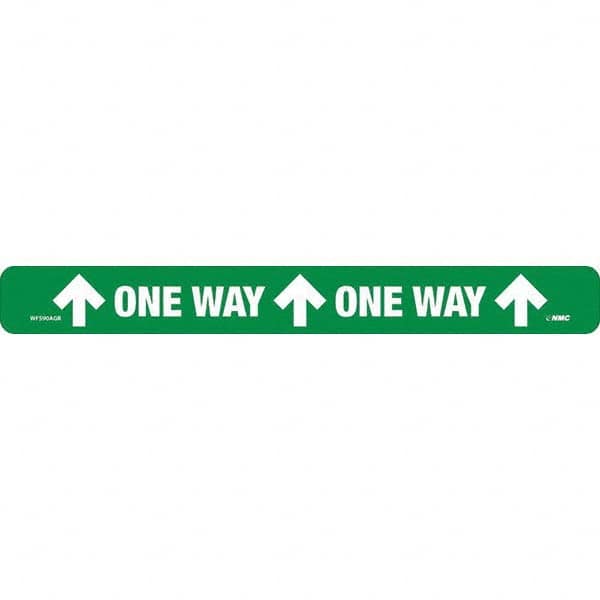 NMC - "One Way" Adhesive-Backed Floor Sign - Makers Industrial Supply