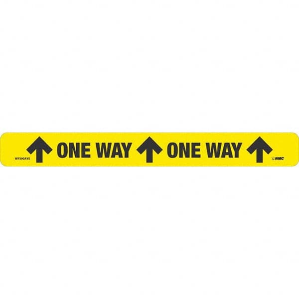 NMC - "One Way" Adhesive-Backed Floor Sign - Makers Industrial Supply