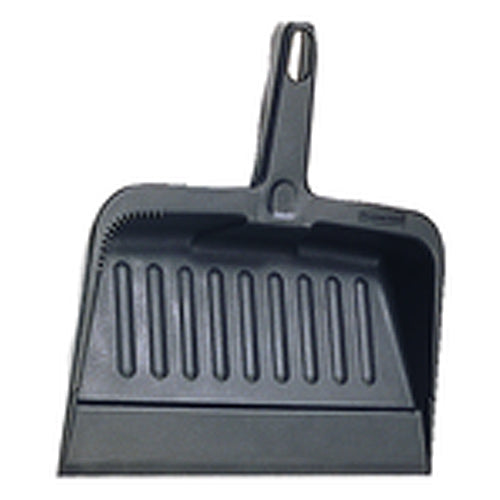 Heavy-Duty Dust Pan - Plastic construction. 8 1/4″ W × 12 1/4″ L × 2 5/8″ D - Makers Industrial Supply