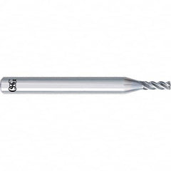 OSG - 10mm Diam 4 Flute Solid Carbide 1.5mm Corner Radius End Mill - Makers Industrial Supply