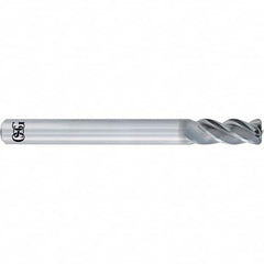 OSG - 3/8" Diam 4 Flute Solid Carbide 0.015" Corner Radius End Mill - Makers Industrial Supply