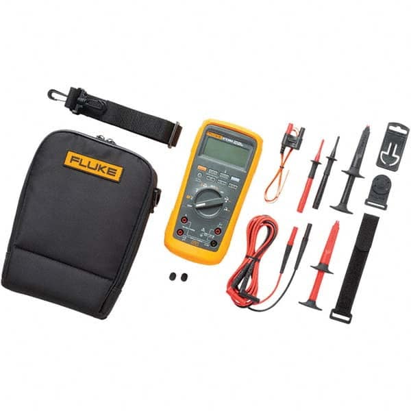 Fluke - Multimeters Multimeter Type: Digital; Digital Clamp Measures: Voltage; Resistance; Frequency; Capacitance; Diode Test; Continuity; Temperature - Makers Industrial Supply