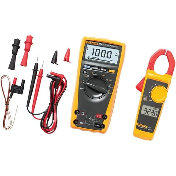 Fluke - Multimeters Multimeter Type: Digital; Digital Clamp Measures: Capacitance; Current; Frequency; Resistance; Temperature; Voltage - Makers Industrial Supply