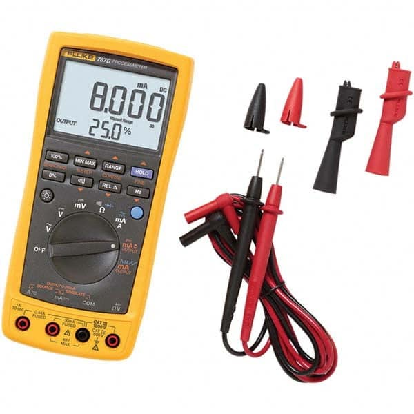 Fluke - Multimeters Multimeter Type: Digital Measures: Continuity; Diode Test; Frequency; Resistance; Voltage - Makers Industrial Supply