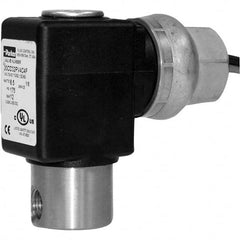 Parker - 24 VDC 1/8" NPT Port Stainless Steel Two-Way Direct Acting Solenoid Valve - Makers Industrial Supply