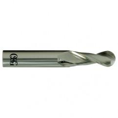 5/16" Dia. - 2-1/2" OAL - Carbide - Ball End HP End Mill-2 FL - Makers Industrial Supply