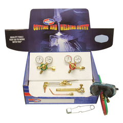 Made in USA - Oxygen/Acetylene Torch Kits; Type: Oxyacetylene ; Maximum Cutting: 6 (Inch); Welding Capacity: 1-1/4 (Inch); Maximum Heating Capacity: 2700?F ; Contents: Welding Handle WH350; Cutting Attachment CA350; Oxygen Regulator MR8210; Fuel Gas Regu - Exact Industrial Supply