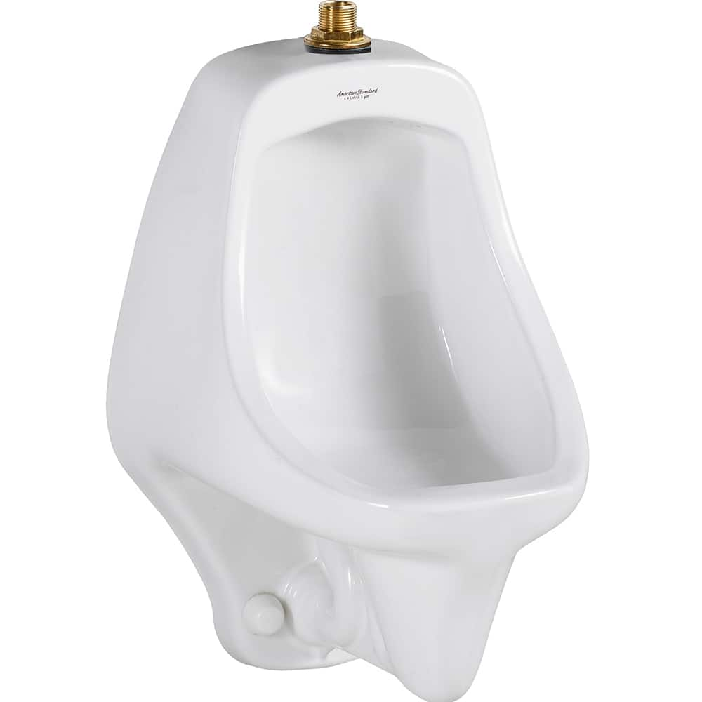 American Standard - Urinals & Accessories; Type: Top Spud Urinal ; Color: White ; Gallons Per Flush: 1.0 ; Litres Per Flush: 3.8 - Exact Industrial Supply