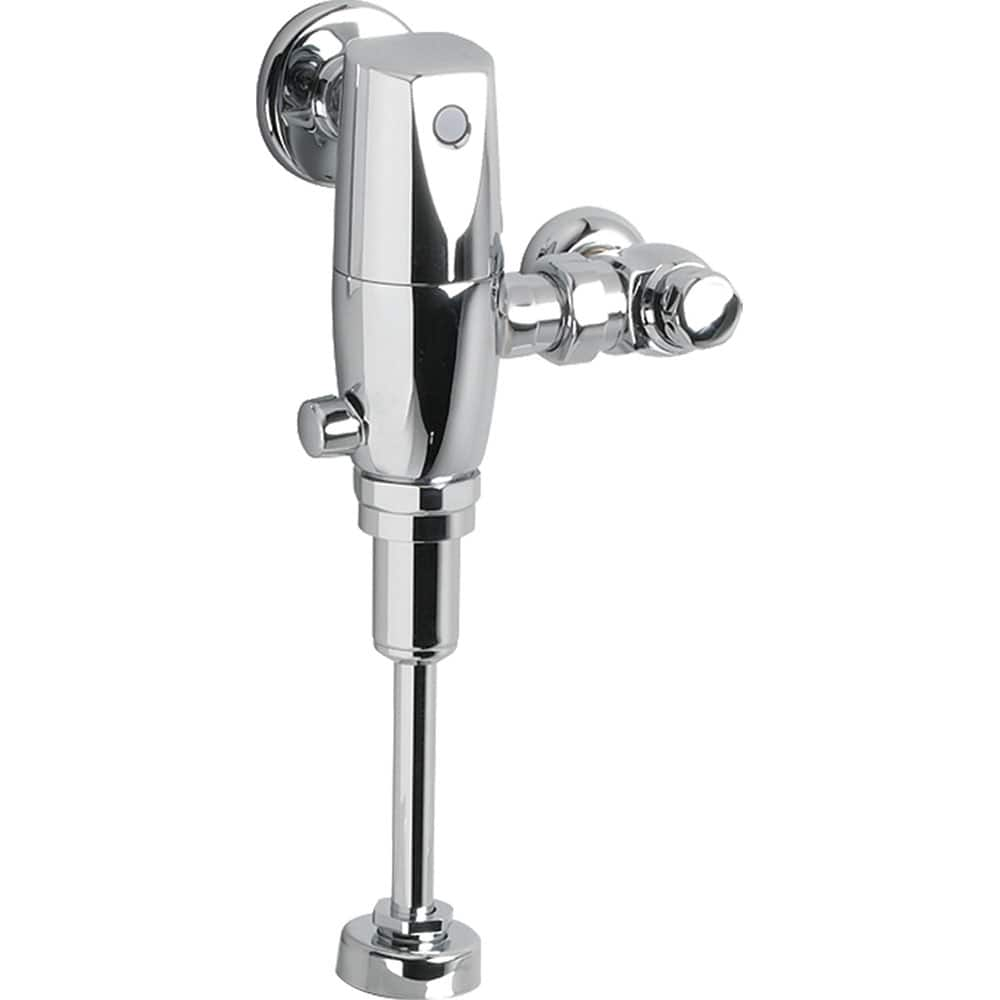 American Standard - Automatic Flush Valves; Type: Touchless Urinal Flush Valve ; Style: Modern ; Gallons Per Flush: 0.5 ; Pipe Size: 3/4 (Inch); Spud Coupling Size: 3/4 (Inch); Cover Material: Chrome - Exact Industrial Supply