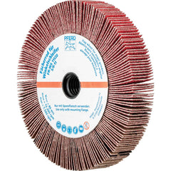 PFERD - Unmounted Flap Wheels; Abrasive Type: Coated ; Outside Diameter (Inch): 4-1/2 ; Face Width (Inch): 5/8 ; Center Hole Size (Inch): 5/8 ; Center Hole Thread Size: 5/8-11 ; Abrasive Material: Ceramic Oxide - Exact Industrial Supply