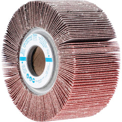 PFERD - Unmounted Flap Wheels; Abrasive Type: Coated ; Outside Diameter (Inch): 4 ; Face Width (Inch): 2 ; Center Hole Size (Inch): 1 ; Abrasive Material: Aluminum Oxide ; Grit: 80 - Exact Industrial Supply