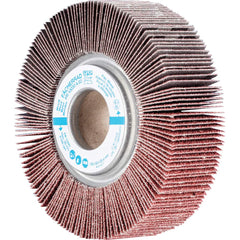 PFERD - Unmounted Flap Wheels; Abrasive Type: Coated ; Outside Diameter (Inch): 4 ; Face Width (Inch): 1 ; Center Hole Size (Inch): 1 ; Abrasive Material: Aluminum Oxide ; Grit: 60 - Exact Industrial Supply