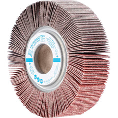 PFERD - Unmounted Flap Wheels; Abrasive Type: Coated ; Outside Diameter (Inch): 4 ; Face Width (Inch): 1 ; Center Hole Size (Inch): 1 ; Abrasive Material: Aluminum Oxide ; Grit: 80 - Exact Industrial Supply