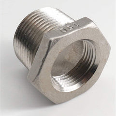 Pipe Fitting: 2 x 1/4″ Fitting, 304 Stainless Steel 150 psi