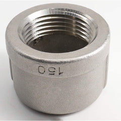 Guardian Worldwide - Stainless Steel Pipe Fittings; Type: Round Cap ; Fitting Size: 2-1/2 ; End Connections: Threaded ; Material Grade: 304 ; Pressure Rating (psi): 150 - Exact Industrial Supply