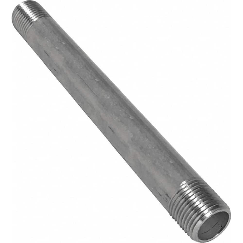 Guardian Worldwide - Stainless Steel Pipe Nipples & Pipe; Style: Threaded ; Pipe Size: 1/2 (Inch); Length (Inch): 36 ; Material Grade: 304/304L ; Schedule: 40 - Exact Industrial Supply