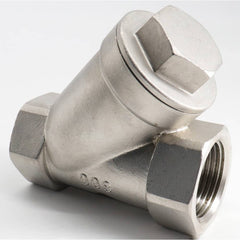 Guardian Worldwide - Check Valves; Design: 2-Way ; Pipe Size (Inch): 1/2 ; End Connections: FNPT x FNPT ; Material: Stainless Steel ; Material: Stainless Steel ; Seal Material: PTFE - Exact Industrial Supply