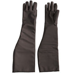 ‎202-1027/L CE Fabric Gloves - Temp-Gard Extreme Temperature Gloves - Shoulder Length - Liq-Proof Silicone Fab - Exact Industrial Supply