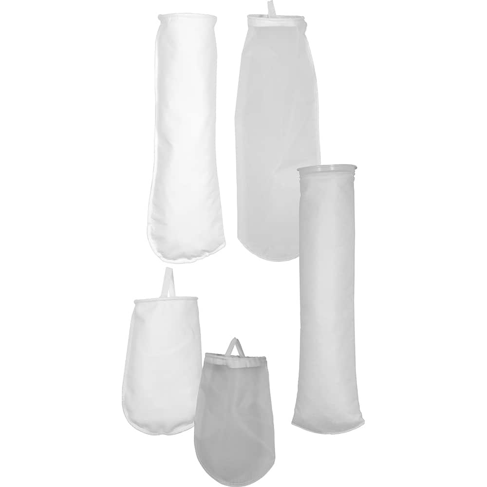 Hayward - Bag Filters; Bag Type: High Flow ; Micron Rating: 100 ; Maximum Flow Rate (GPM): 180 ; Material: Polypropylene ; Bag Size (#): 2 ; Diameter (Inch): 7 - Exact Industrial Supply