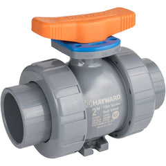 Hayward - Ball Valves; Type: Ball Valve ; Pipe Size (mm): 50.80 ; Pipe Size (Inch): 2 ; Tube Outside Diameter (Inch): 2 ; Material: CPVC ; Style: True Union - Exact Industrial Supply