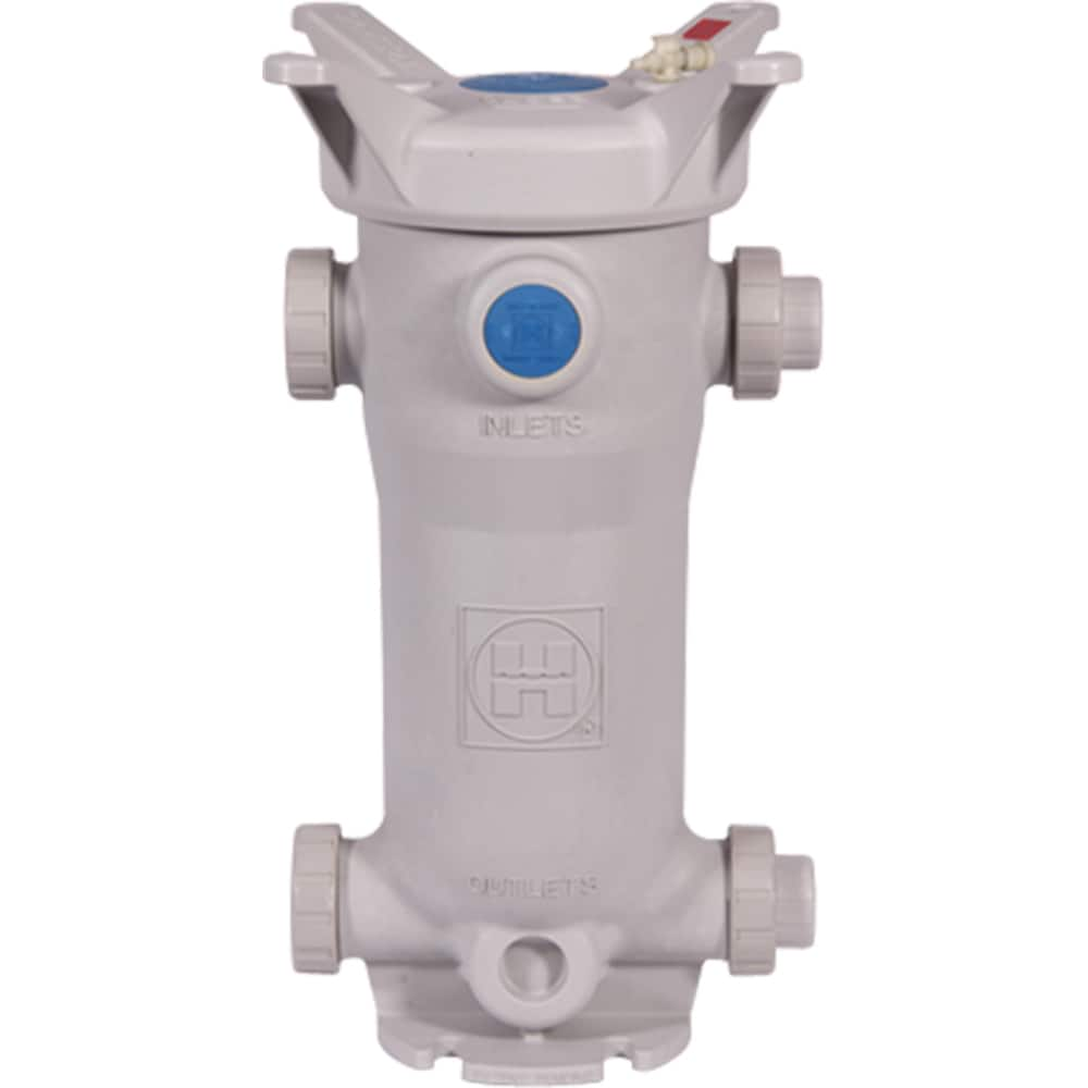 Hayward - Bag Filter Housings; Bag Size (#): 1 ; Length (Decimal Inch): 16.0000 ; Pipe Size: 2 (Inch); End Connections: Flanged ; Maximum Flow Rate (GPM): 100 ; Maximum Working Pressure (psi): 150.000 - Exact Industrial Supply