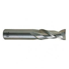 7/16 Dia. x 2-3/4 Overall Length 2-Flute Square End Solid Carbide SE End Mill-Round Shank-Center Cutting-Uncoated - Makers Industrial Supply