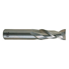 ‎1/8″ Dia. × 1/8″ Shank × 3/8″ DOC × 1-1/2″ OAL, Carbide, Bright, 2 Flute, 30° Helix, Corner Radius, Solid End Mill - Makers Industrial Supply