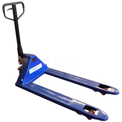 Power Pallet Truck: 5,500 lb Capacity, 27″ OAW, 27″ Forks 3″ Min Lift Height, 48″ Fork Length x 27″ Fork Width, 27″ Overall Width