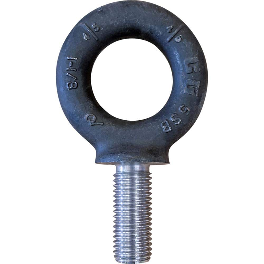 Crosby - Eye Bolts (Lifting); Shoulder Type: Shoulder ; Thread Size: 2-1/4 ; Material: Forged Steel ; Full or Partial Threading: Fully Threaded - Exact Industrial Supply