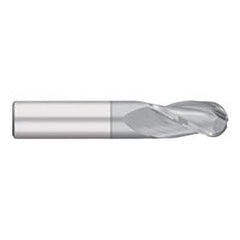 Titan USA - Ball End Mills; Mill Diameter (Decimal Inch): 0.4219 ; Number of Flutes: 3 ; Length of Cut (Inch): 1 ; Length of Cut (Decimal Inch): 1.0000 ; Material: Solid Carbide ; Overall Length (Inch): 2-3/4 - Exact Industrial Supply