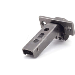 Self-Closing Heavy-Duty Concealed Hinge: Steel & Zinc Alloy, Nickel Finish