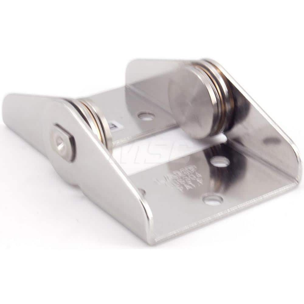 Torque Hinge: 6 Mounting Holes Stainless Steel, Polished Finish