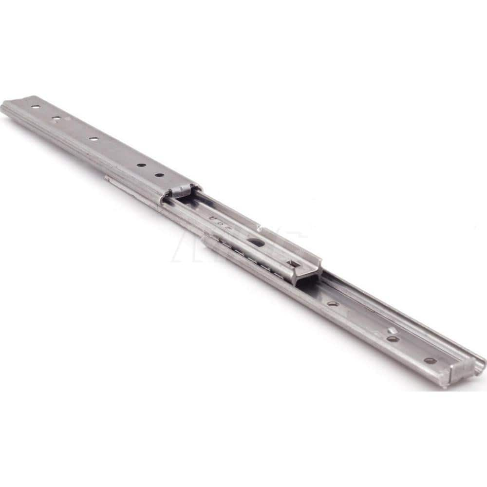 Drawer Slides; Type: Mini Drawer Slide; Extension Style: Full; Slide Length: 100.00; Travel Length: 125.00; Load Capacity (Lb.): 24.200; Width (Inch): 3/8; Slide Length: 100.00; Material: Stainless Steel; Material Grade: 304; Material: Stainless Steel