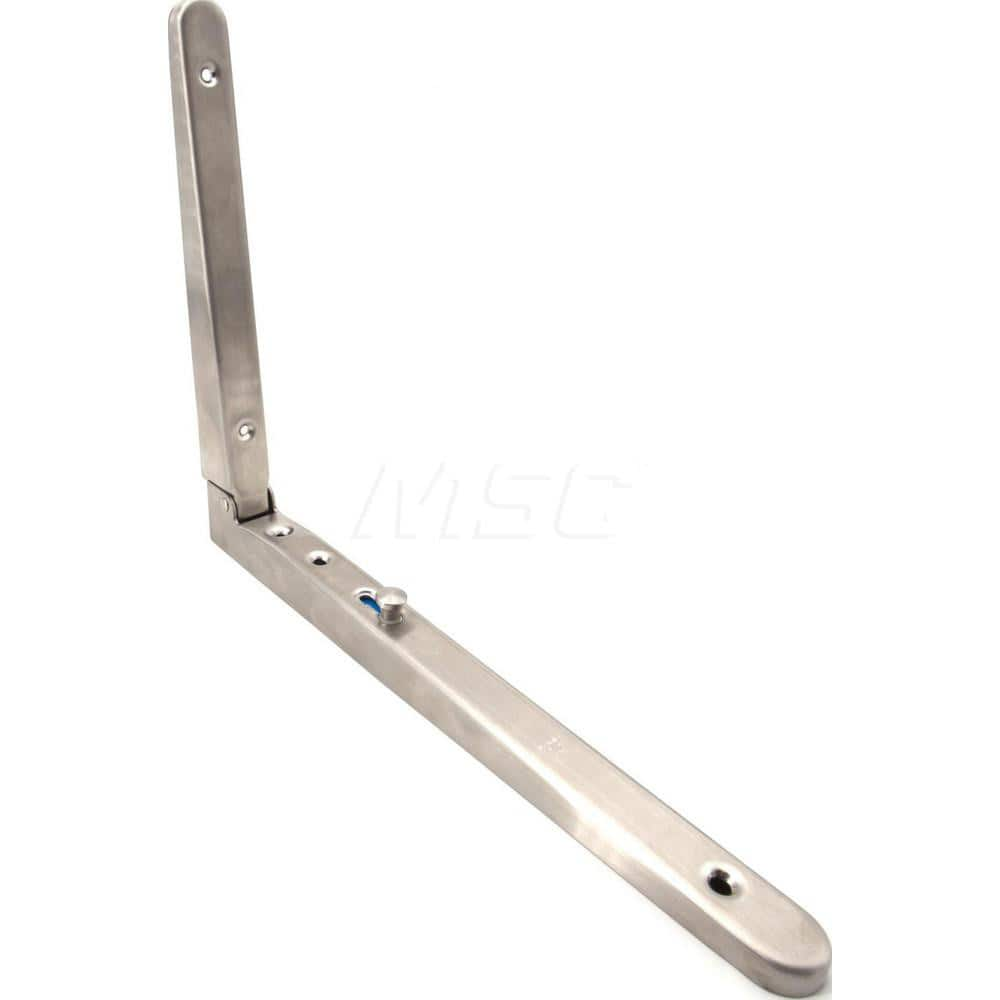 Brackets; Type: Folding Bracket; Length (mm): 241.00; Width (mm): 23.00; Height (mm): 300.0000; Load Capacity (Lb.): 89.900; Finish/Coating: Polished Satin; Minimum Order Quantity: 304 Stainless Steel; Material: 304 Stainless Steel