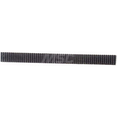 1/4″ Face Width 4' Long 303/316 Stainless Steel Gear Rack 32 Pitch, 14.5° Pressure Angle, Square