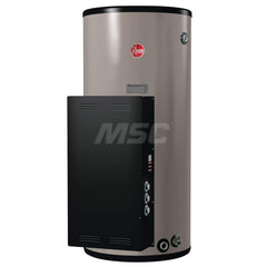 Electric Water Heaters; Style: Heavy-Duty; Voltage: 480; Wire Gauge: 10; Temperature Rise: 140 ™F @ 35 GPH; Kilowatts: 12; Tank Capacity (Gal.): 85.00; Diameter/Width (Inch): 28-1/4; Amperage Rating: 25; 15; Phase: 1; 3