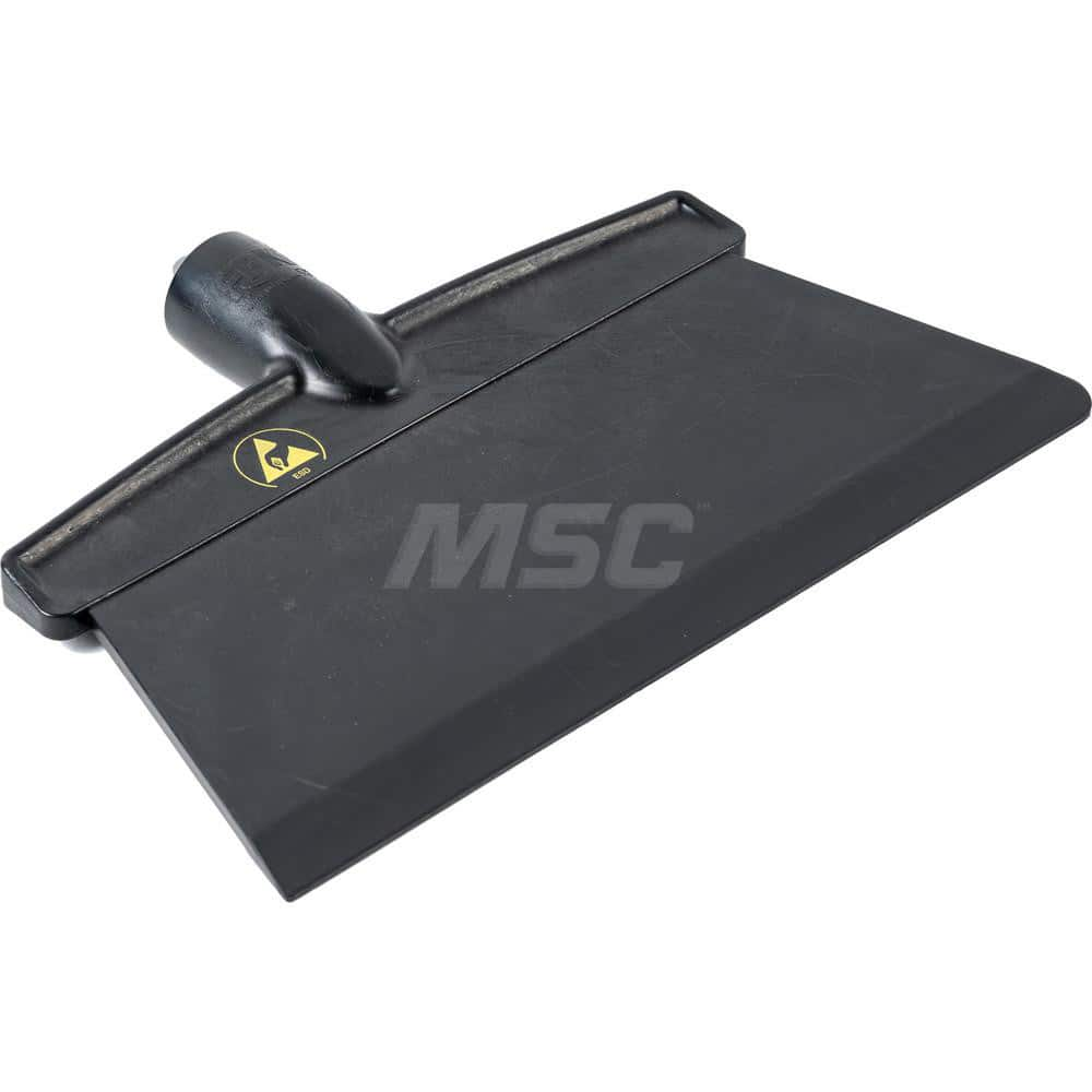 Scrapers & Scraper Sets; Flexibility: Stiff; Blade Material: Polypropylene; Blade Width (Decimal Inch): 11.0200; Blade Material: Polypropylene; Blade Length (Inch): 4-21/64; Non-Conductive: Conductive; Color: Black; Type: Anti Static ESD Scraper