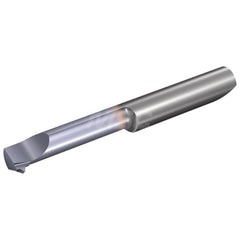 Single Point Threading Tools; Thread Type: Internal; Profile Angle: 4; Threading Diameter (mm): 4.40; Cutting Depth (mm): 16.00; Minimum Pitch (mm): 1.00; Maximum Pitch (mm): 1.00; Shank Diameter (mm): 4.0000; Maximum Reach (mm): 18.35; Manufacturer's Par