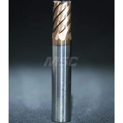 Square End Mill: 3/4'' Dia, 1-1/4'' LOC, 3/4'' Shank Dia, 4'' OAL, 6 Flutes, Solid Carbide Single End, TXC Finish, Spiral Flute, 45 ° Helix, RH Cut, RH Flute, Series HM6F