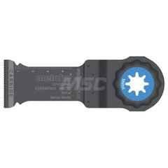 Rotary & Multi-Tool Accessories; Accessory Type: Oscillating Saw Blade; For Use With: Metabo MT 18 LTX BL QSL; Material: Carbide; Application: Cuts in in Hardened Metal and Stainless Steel