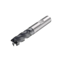 Corner Radius End Mill: 0.7874″ Dia, 4 Flutes, Solid Carbide 40 ° Helix, TAN Coated, Corner Radius End, Series JHP794